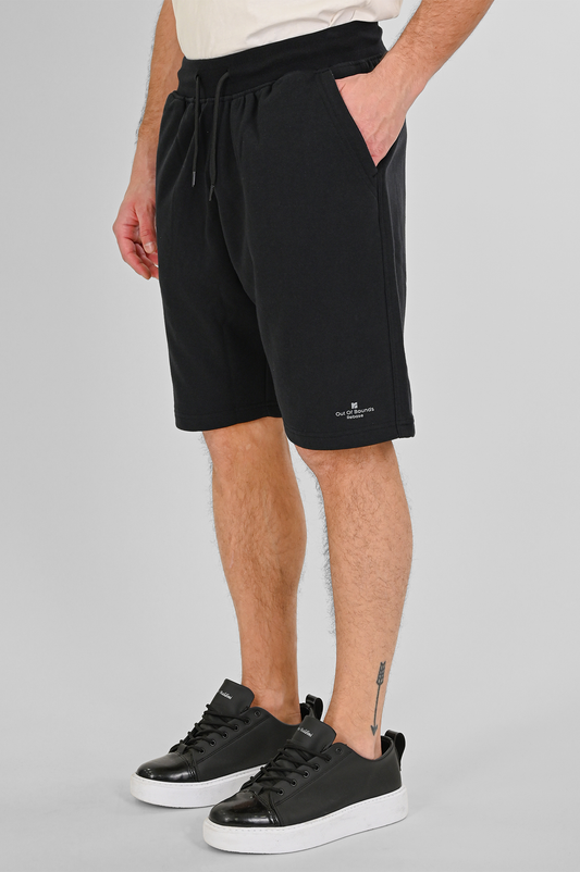 Rebase Terry Fleece Shorts 6022 | Black