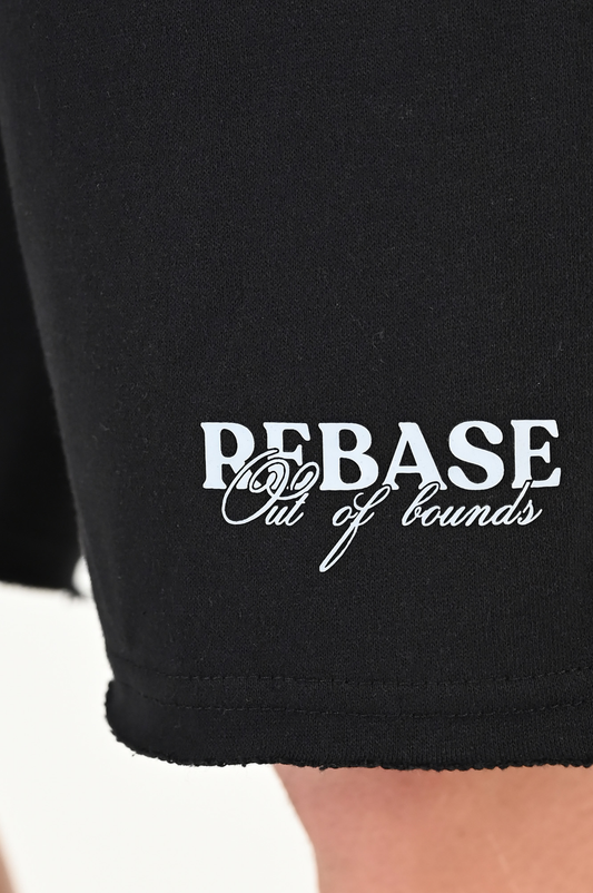 Rebase Terry Fleece Shorts 6023 | Black