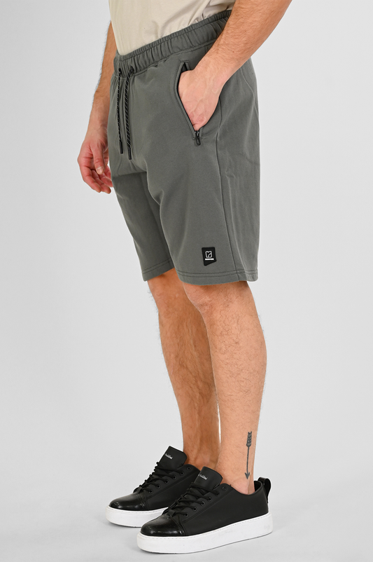 Rebase Terry Fleece Shorts 6024 | Forest Green