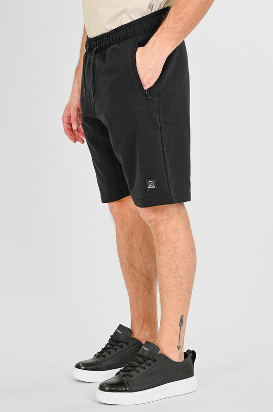 Rebase Terry Fleece Shorts 6024 | Black