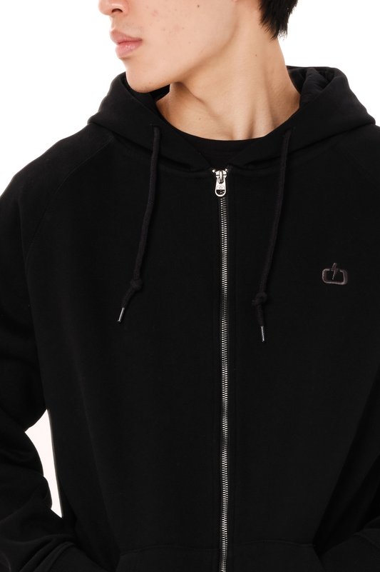 EMERSON MEN’S FULL ZIP HOODIE | Μαύρο